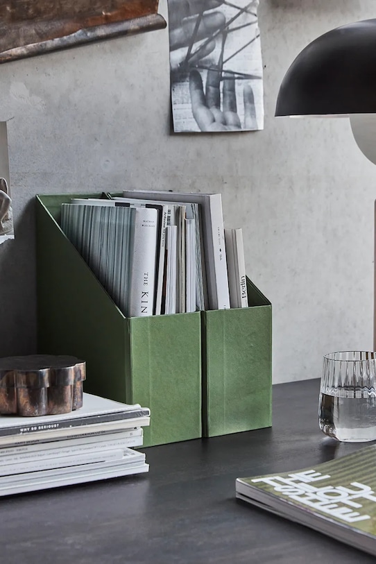 House Doctor organizer na dokumenty HDHold 10,5 x 31 cm 202740284 zielony AA00