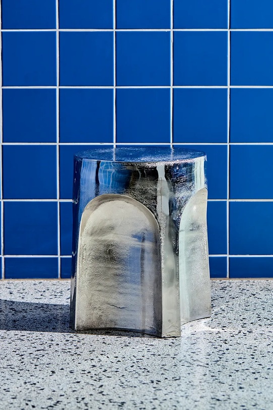 Obývacia izba a spálňa Stolík House Doctor HDRiga 40,5 cm 900000124 sivá