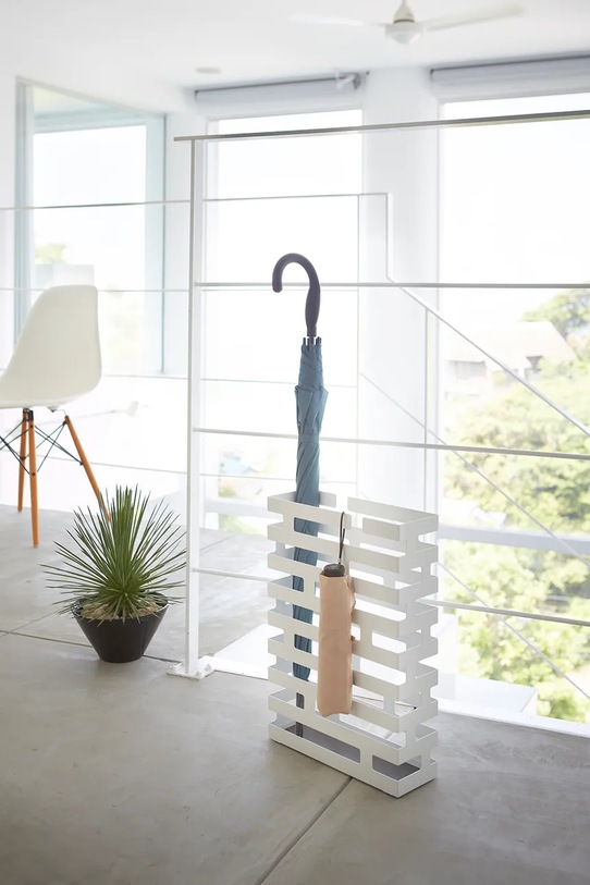 Nappali és hálószoba Yamazaki esernyőtartó Brick 30 x 43 x 10 cm 2360 fehér