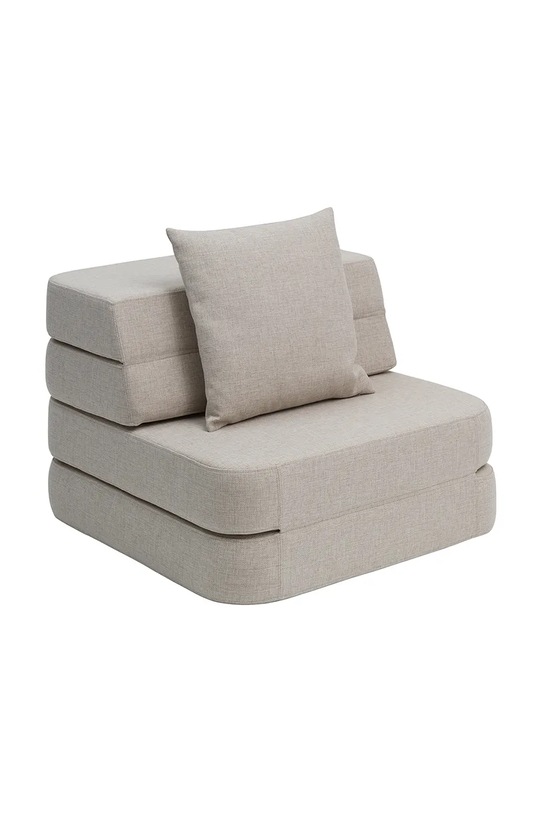By KlipKlap sofa wielofunkcyjna jednoosobowa 70 x 70 x 36 cm beżowy 25050009