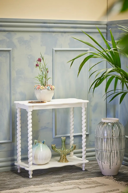 Bloomingville tavolino Bia 60 x 60 x 30 cm bianco 82065031