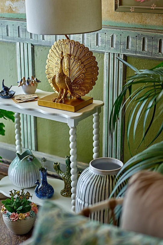 Bloomingville tavolino Bia 60 x 60 x 30 cm 82065031 bianco