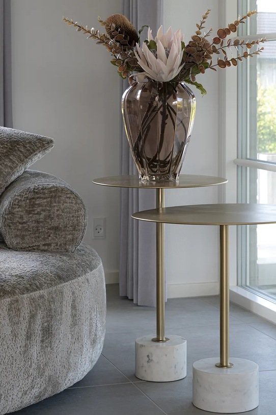 Living și dormitor House Nordic masă pliantă cu tavă Lecco 51 x 52 cm 1601000 galben