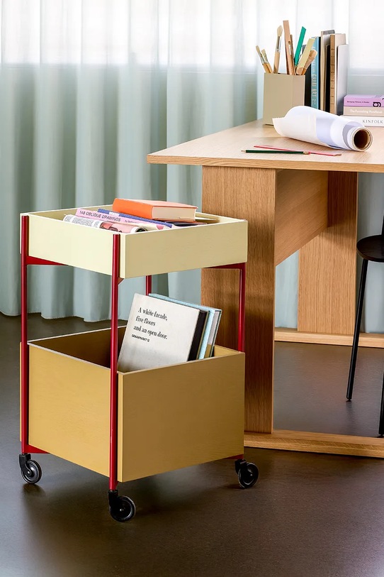 Hübsch mebel z kółkami Fresh Trolley 42 x 41 x 67 cm 021610 multicolor