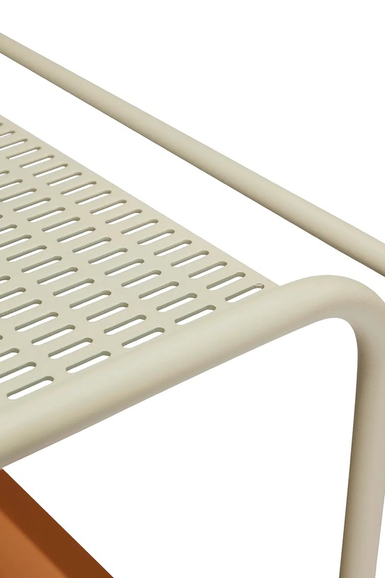 Salon i sypialnia Hübsch mebel z kółkami Push Trolley 66 x 47 x 62 cm 021904 beżowy