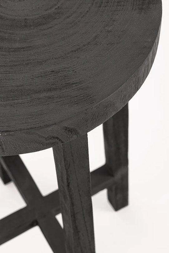 Salon i sypialnia Bizzotto stolik Yako 40 x 80 cm 742994 czarny