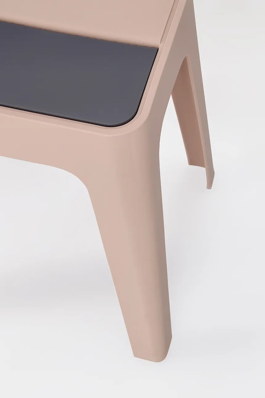 Salon i sypialnia Bizzotto stołek Hobbit 36,5 x 36,5 x 46,5 cm 734512 beżowy