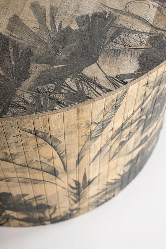 Salon i sypialnia Bizzotto stolik Nariko 58 x 40 cm 740977 multicolor