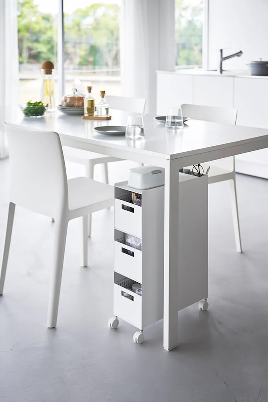 Полиця на коліщатках Yamazaki Tower 16,6 x 43 x 58 cm 10015 білий AA00