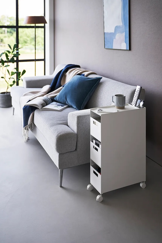 Полиця на коліщатках Yamazaki Tower 16,6 x 43 x 58 cm 10015 білий