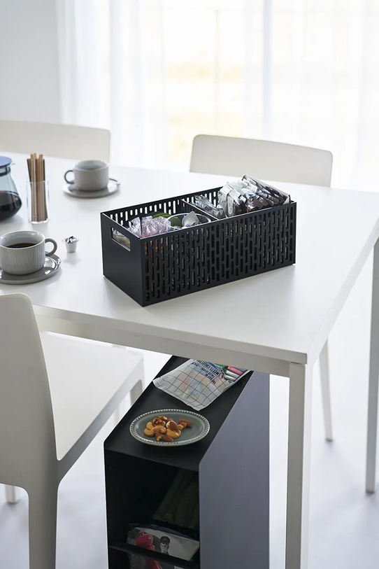 Yamazaki regał na kółkach Tower 16,6 x 43 x 58 cm czarny 10016.