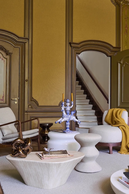 Pols Potten stołek zig zag 36 x 47 cm 555.030.001