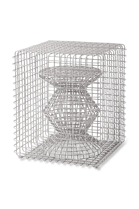 Pols Potten stołek zig zag 40 x 40 x 47 cm szary 300.030.257