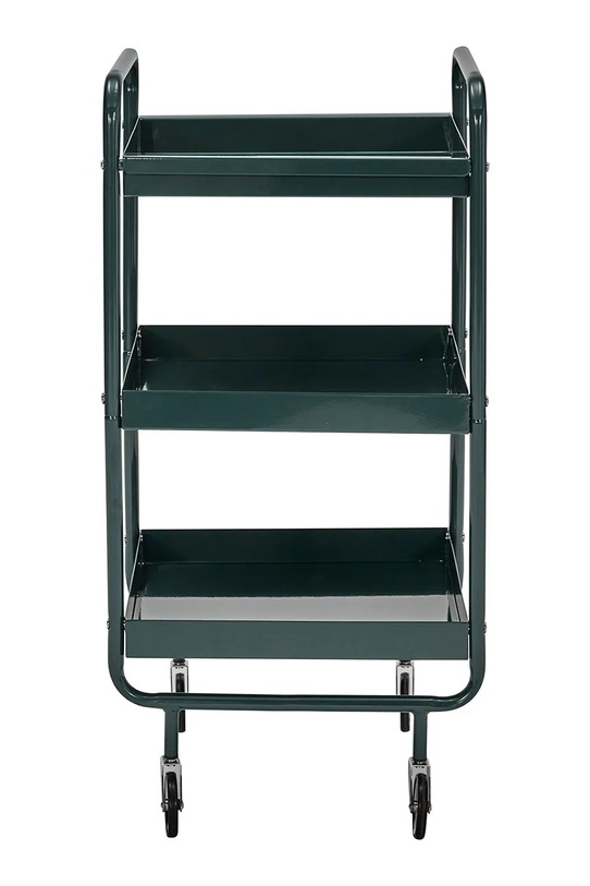 Polica s kotačima House Doctor 42 x 38 x 85 cm zelena 208580320