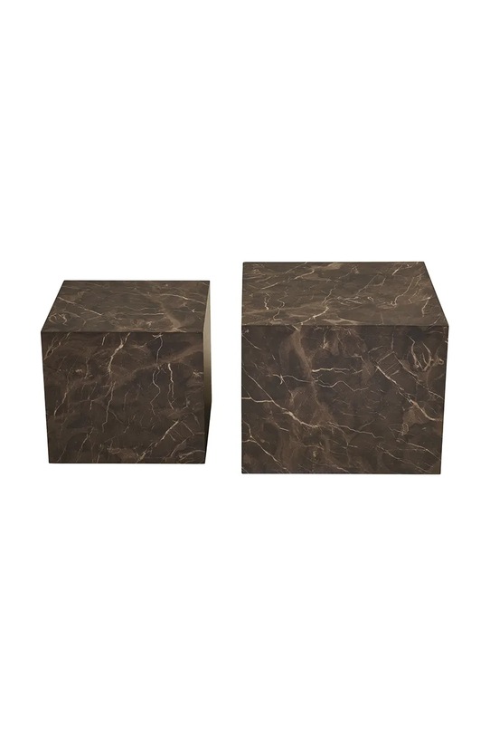 House Nordic stolik Prague 36 x 40 / 50 x 40 cm 2-pack 2102065 brązowy AA00