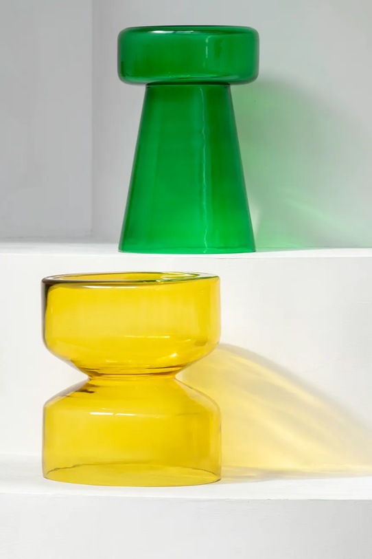 Leitmotiv stolik Doble 35 x 41 cm LM2298YE żółty