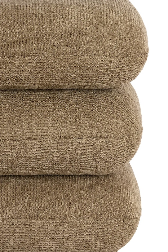 Light & Living pufa Laurie 44,5 x 44,5 x 44,5 cm brązowy 6893261