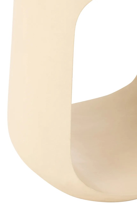 Salon i sypialnia J-Line stolik 35 x 35 x 46 cm 45987 beżowy