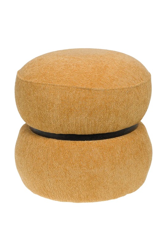 home & lifestyle pufa 38 x 36 cm żółty 167727