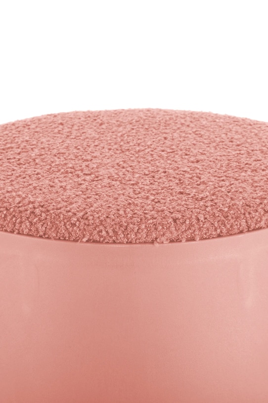 Salon i sypialnia Leitmotiv stołek Savor 44 x 46 cm LM2131PI różowy