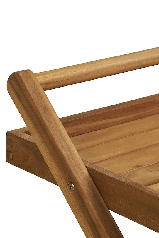 House Nordic mebel z kółkami z drewna teak 50 x 86 x 81 cm 3301500