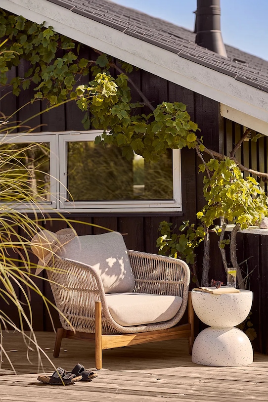 House Nordic stolik z gliny 40 x 40 x 45 cm 7521010