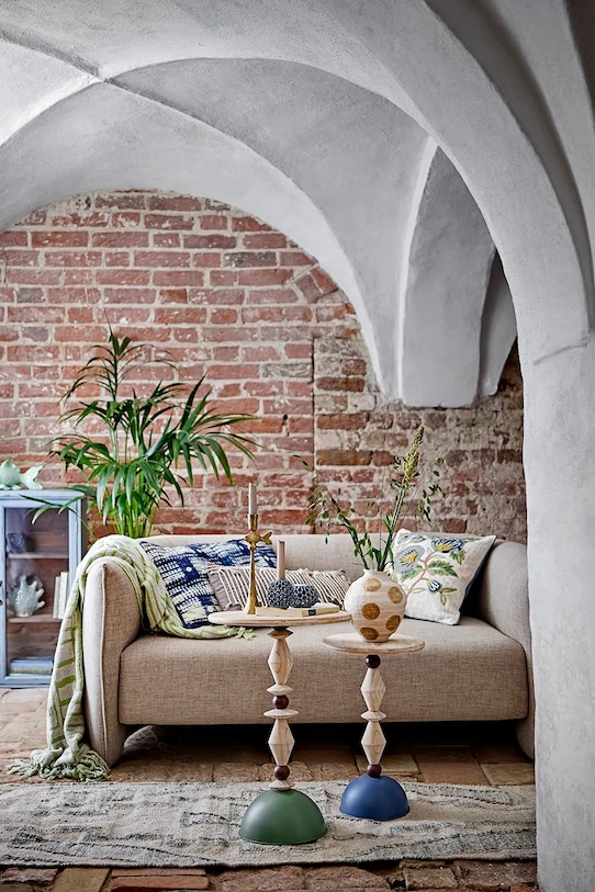 Σαλόνι και υπνοδωμάτιο Τραπέζι Bloomingville Mannelli 30 x 49 cm 82065220 πολύχρωμο