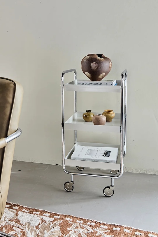 House Doctor mebel z kółkami HDRoll 42 x 38 x 85 cm 900000966 biały AA00