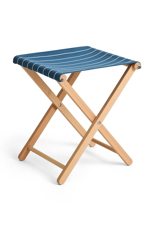 HAY stołek z drewna bukowego 46 x 40 x 37 cm niebieski AE971.E865