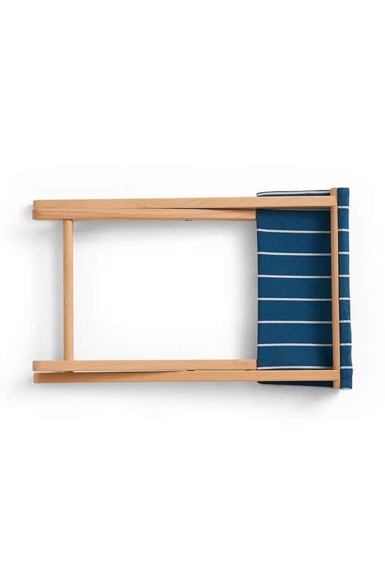 Salon i sypialnia HAY stołek z drewna bukowego 46 x 40 x 37 cm AE971.E865 niebieski