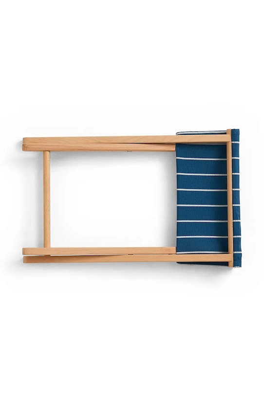 Salon i sypialnia HAY stołek z drewna bukowego 46 x 40 x 37 cm AE971.E865 niebieski