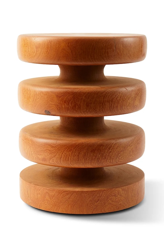 Pols Potten stołek drewniany 34 x 45 cm brązowy 500.030.104