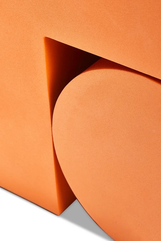 Salon i sypialnia Pols Potten stolik 46 x 35 x 45 cm 390.070.135 pomarańczowy