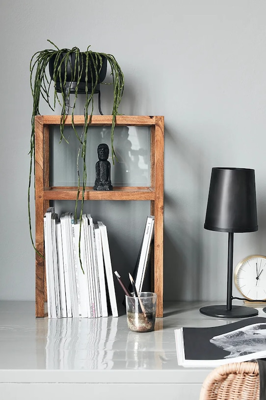 House Doctor stolik drewniany 38 x 28 x 60 cm brązowy 203800453