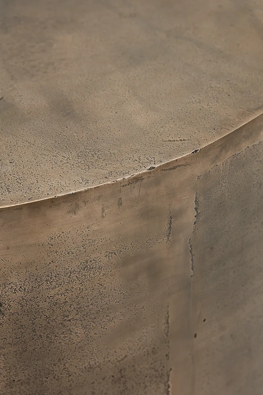 House Doctor stolik kawowy z metalu szczotkowanego 35 x 50 cm zielony 262791011