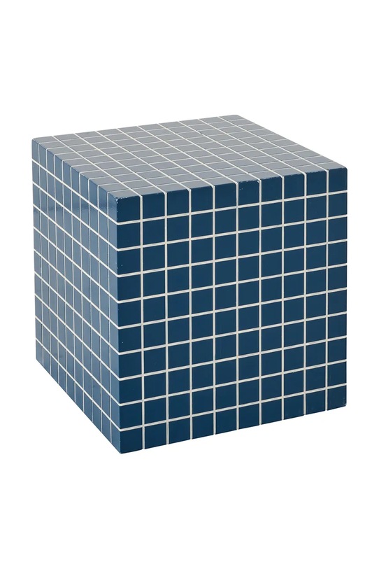 J-Line stolik kawowy drewniany niebieski 62398