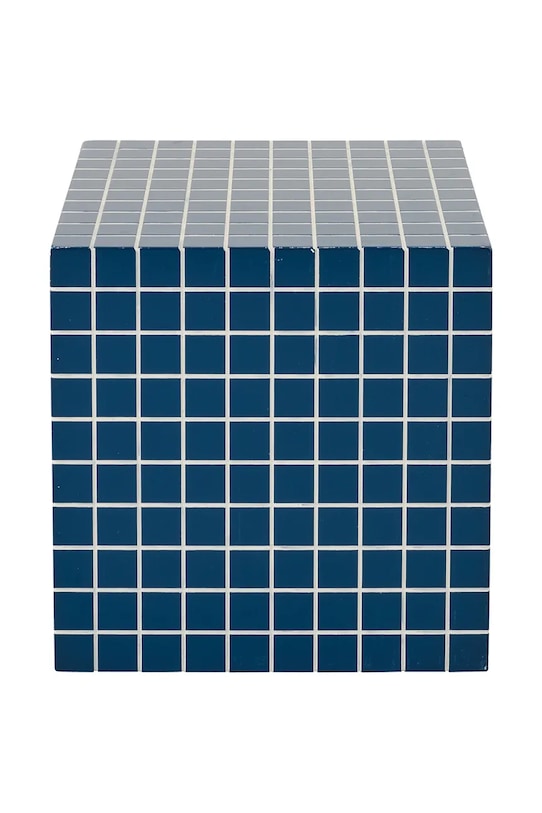 J-Line stolik kawowy drewniany 62398 niebieski AA00