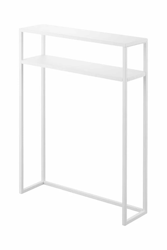 Yamazaki stolik konsolowy stalowy 60 x 18,2 x 80,2 cm biały 10393