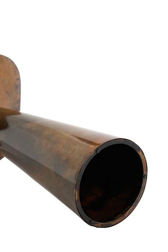 Light & Living stolik z metalu 28 x 28 x 53 cm brązowy 6797010