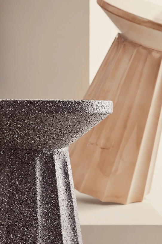 Living și dormitor Bizzotto măsuță din oțel 30 x 46 cm 743000. gri