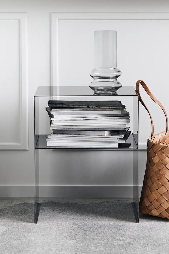 House Doctor stolik ze stali 40 x 32 x 50 cm 208580980 czarny AA00