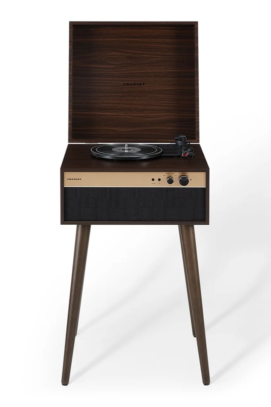 Crosley gramofon wolnostojący Jasper 38 x 35,5 x 67 cm CR6236A.WA4 brązowy AA00