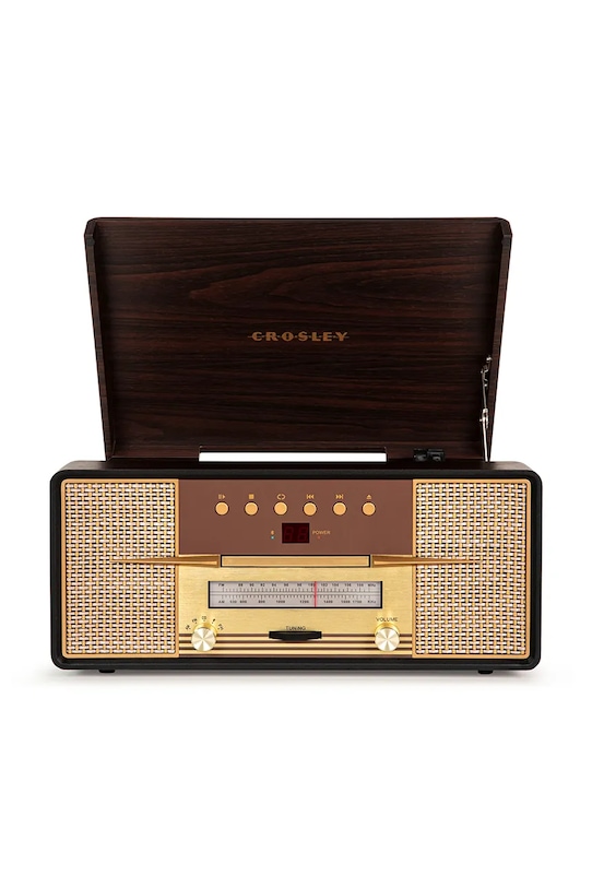 Crosley gramofon walizkowy Rhapsody 35,3 x 17,8 x 43,21 cm CR7016A.MA4 brązowy AA00