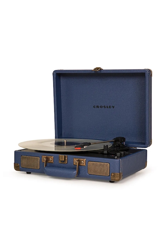 Crosley valiză recorder Cruiser Plus Deluxe 35,5 x 25,5 x 10 cm bleumarin CR8005F.NV4