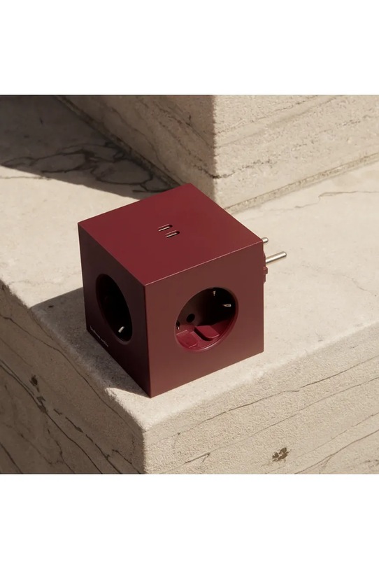 Lifestyle Avolt rozgałęźnik modułowy Bauhaus-Archiv USB-C (30W) SQ2.EUFC30.WMRR bordowy