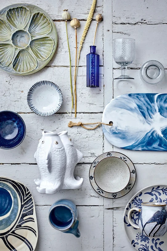 Bloomingville deska do krojenia Aiden niebieski 82060696