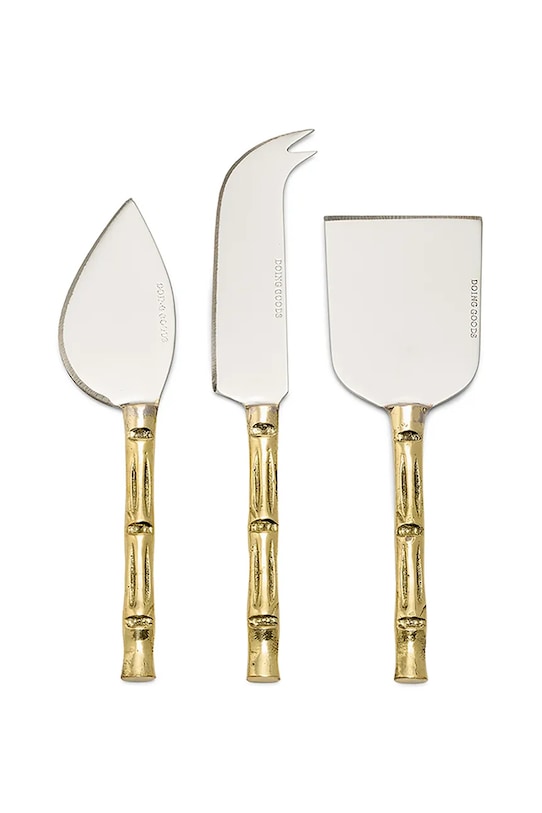 Doing Goods set de cuțite pentru brânză Bodhi 3-pack galben 1.30.40.019.926.4