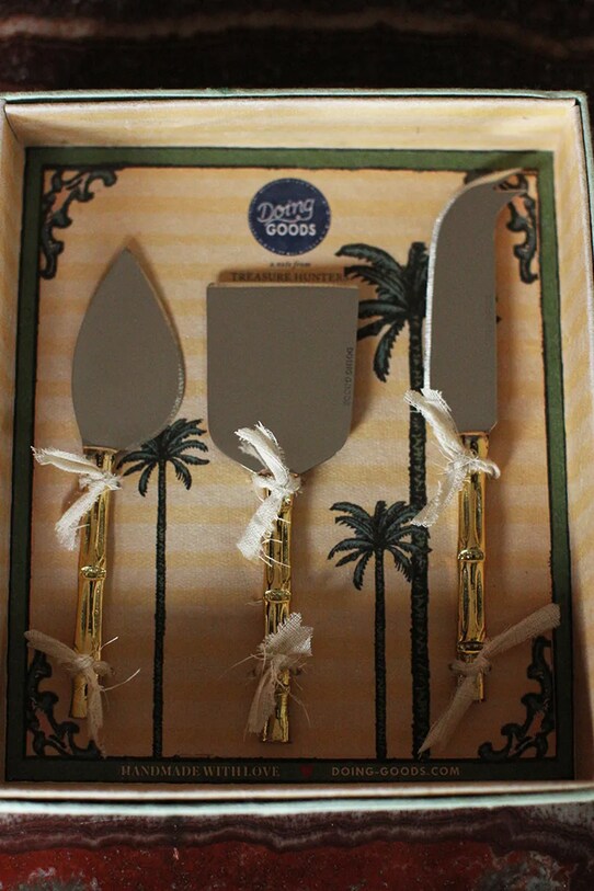Cucina e Bar Doing Goods set di coltelli per formaggio Bodhi pacco da 3 1.30.40.019.926.4 giallo