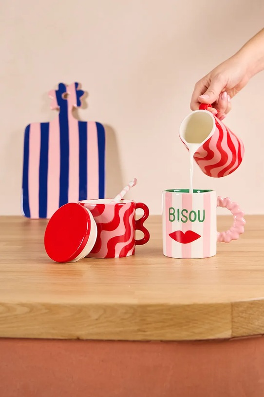 Qué Rico placă de tăiat Rogelio 30 x 30 cm roz 148.01415