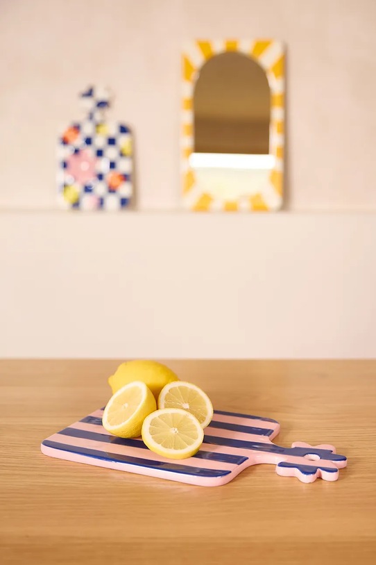 Qué Rico placă de tăiat Rogelio 30 x 30 cm 148.01415 roz AA00